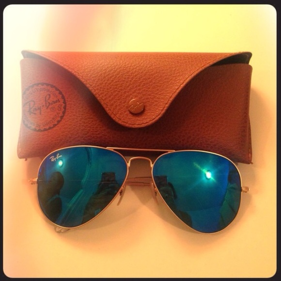 Blue flash ray bans