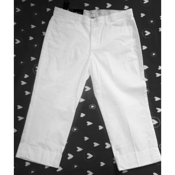 Bandolino White Capris