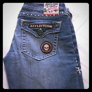 Affliction Stars and Stripes Jeans