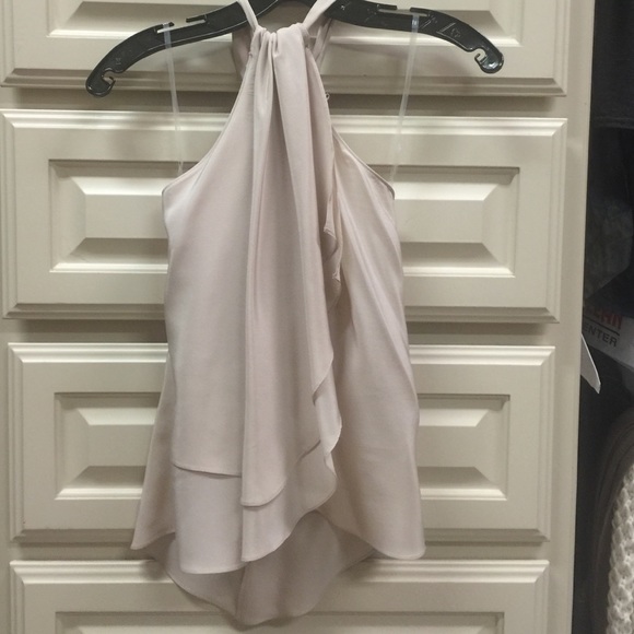 Light tan halter top