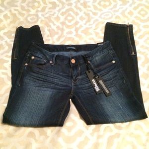 Express Stella Ankle Skinny Jeans