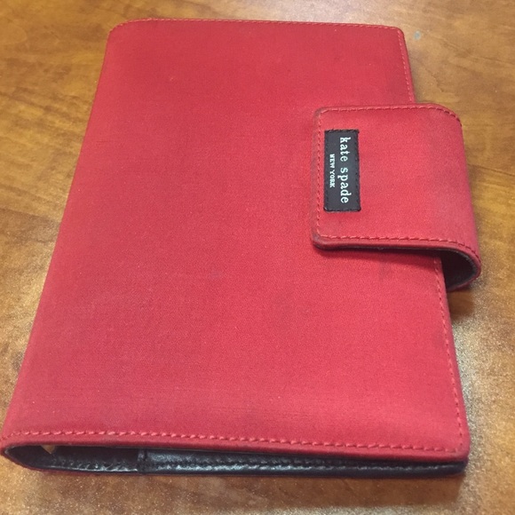 SOLD Red Kate Spade Planner Notebook Organizer