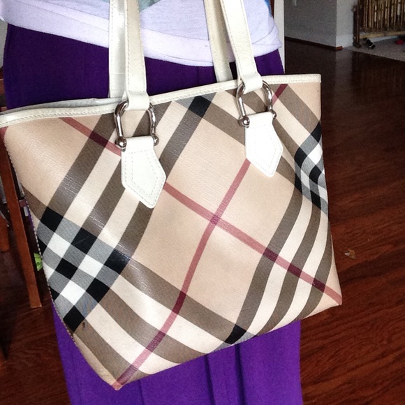 Burberry Plaid tote
