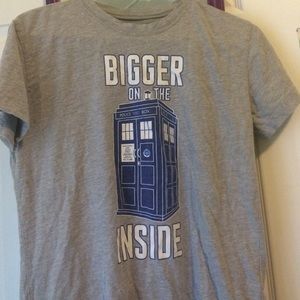 Doctor who gray tee