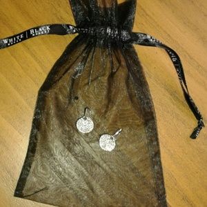 White House /Black Market pave earrings