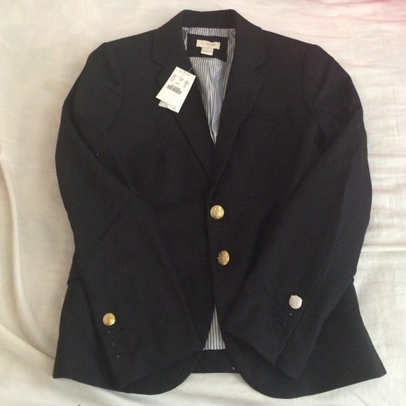 J. Crew black blazer SZ 0P