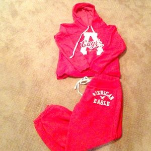 American eagle sweat set