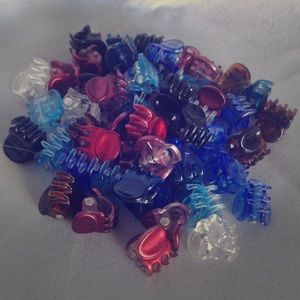 Miniature butterfly clips