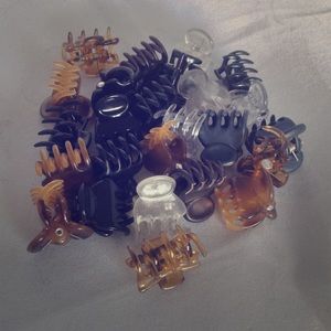 Miniature butterfly clips