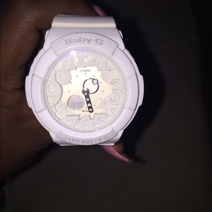 White Baby-G Shock