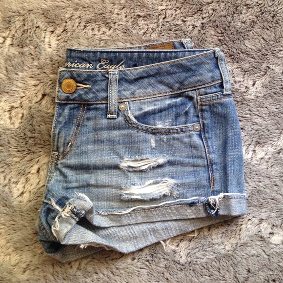 American Eagle Outfitters Denim - American Eagle Outfitters distressed shorts
