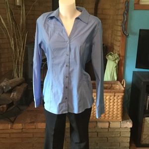 Blue express dress shirt