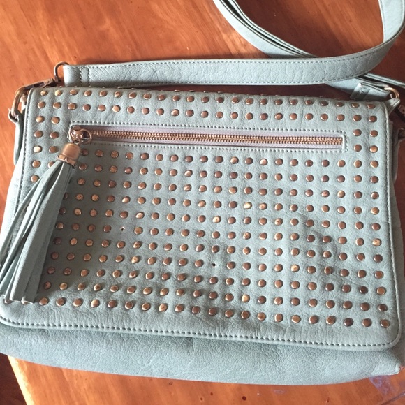 Teal leather purse from maurices - Picture 1 of 4