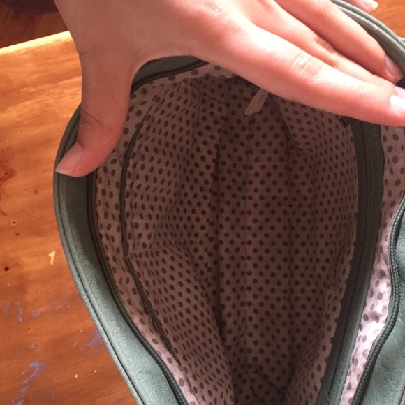 Teal leather purse from maurices - Picture 3 of 4