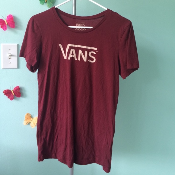 Maroon Vans Shirt