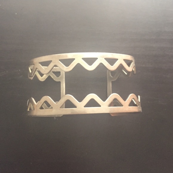 Silver bangle boho
