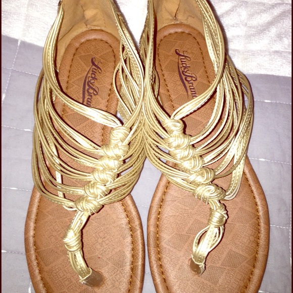 Lucky brand sandals. Super cute. BKE
