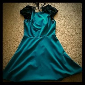 Sophisticated blue dress