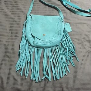 Gypsy Warrior Suede Fringe Purse