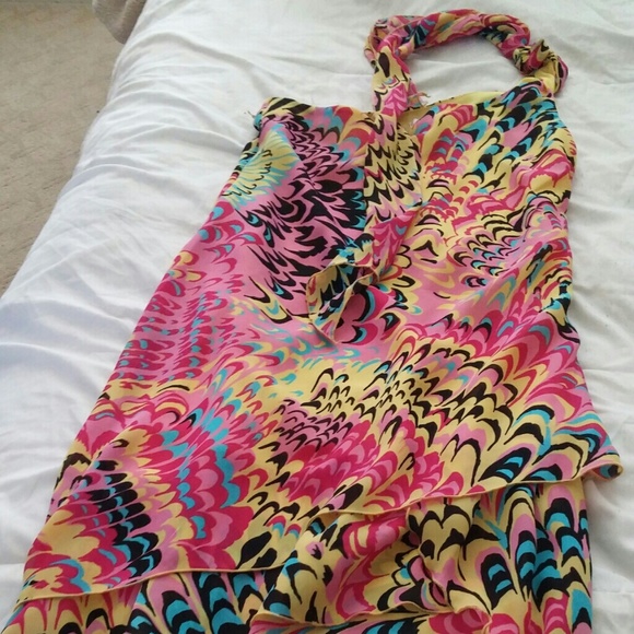 One-Shoulder Strap Spring/Summer Dress - Picture 3 of 4