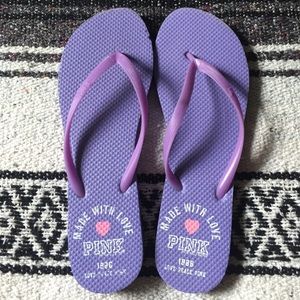 PINK Victoria's Secret Rubber Flip-Flops