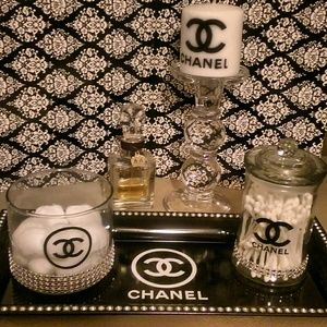 Custom made Tray with encrusted Rhinestones.