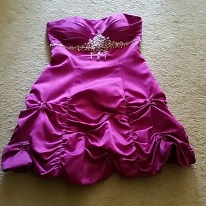 Formal purple dress