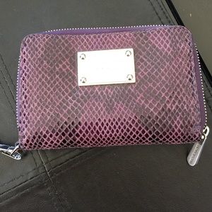 Authentic Michael Kors Python Wallet!