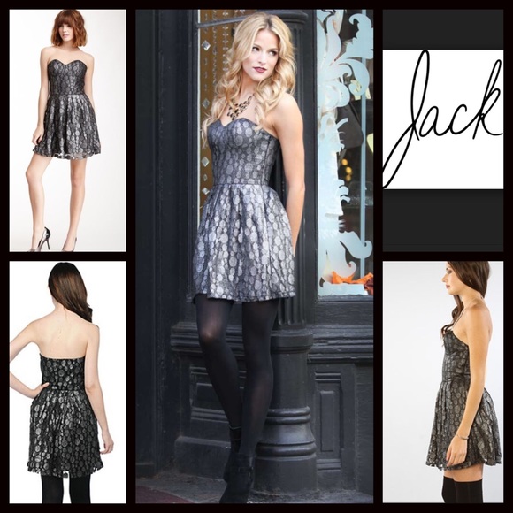 BB DAKOTA JACK Metallic Embellished Lace Dress - Picture 5 of 5