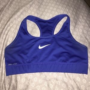 Nike Dri-Fit Sports Bra, Blue