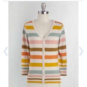 ModCloth Striped Cardigan 4X