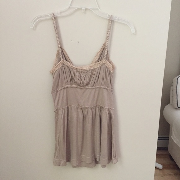 Language Tan Tank Top - Picture 2 of 3