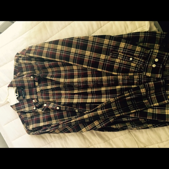 Nautica plaid shirt