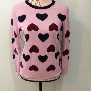 Jcrew heart sweater!