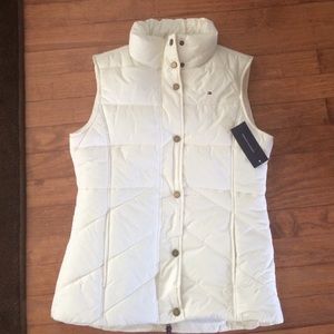 Tommy Hilfiger ivory vest