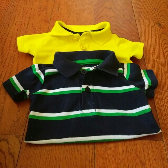 2 Baby Boy Polo-Style Onesies