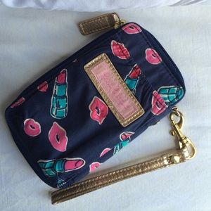 Lilly Pulitzer Kiss and Makeup Wristlet