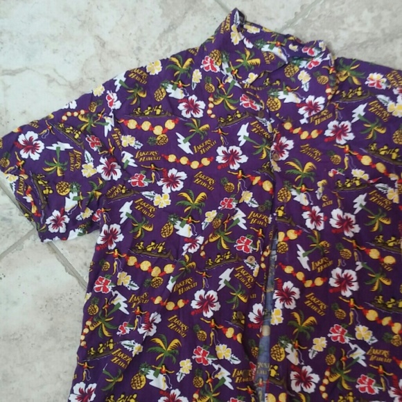 Lakers promotional Hawaiian shirt
