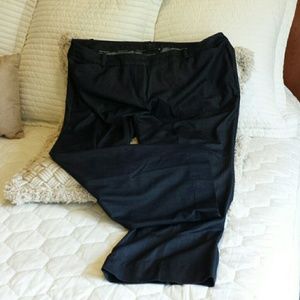 Worthington dark denim like drapy trouses