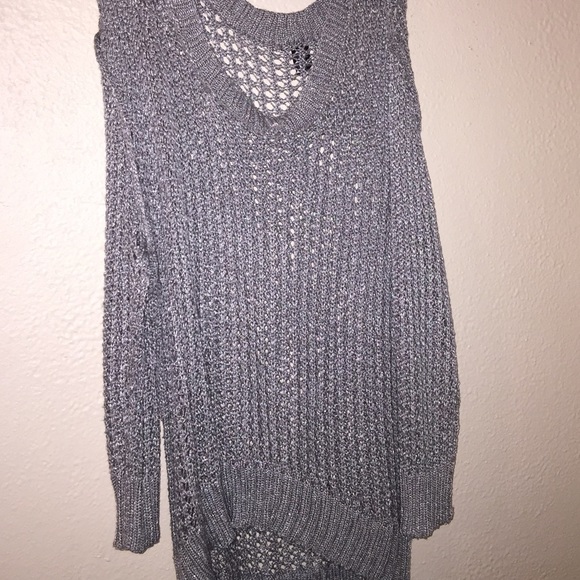 Deb Boutiques plus size sweater grey/silver