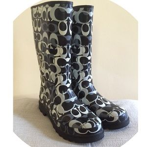 ✨SALE!✨Coach rain boots size 10!