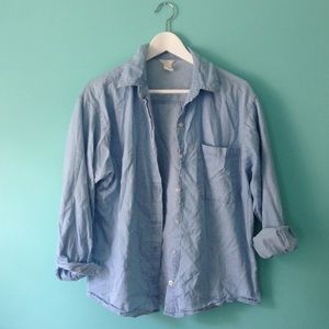 Forever 21 denim button up shirt