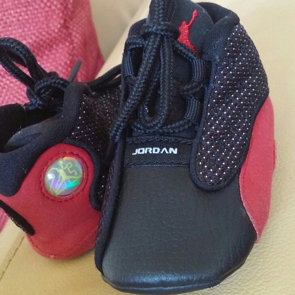 1 pair of 2C Black & Red Jordan Shoes