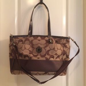 LARGE COACH DIAPER BAG / Weekend bag