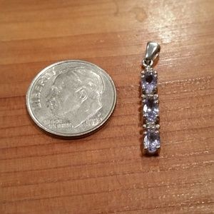 Amethyst 10k pendant