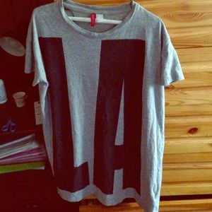 "LA" tshirt dress