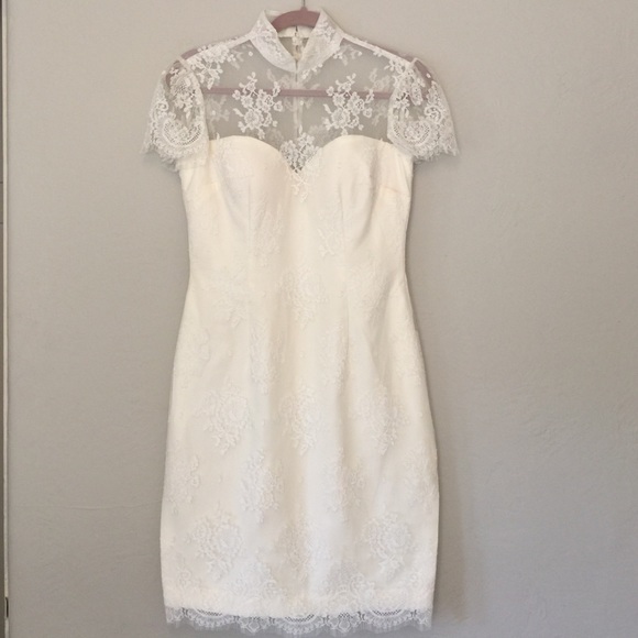 Never worn oriental French lace cheongsam/qipao