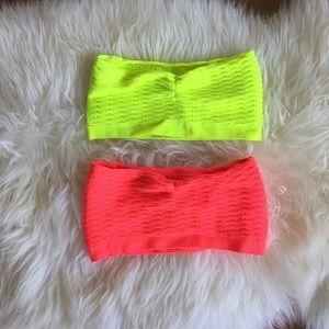 Set of 2 Kensie bandeau tops