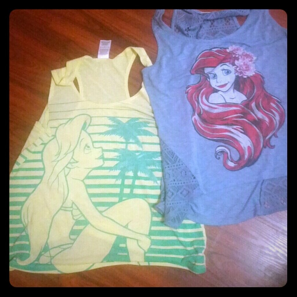 Bundle of 2 little mermaid tanks