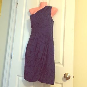NWOT One Shoulder Drape Dress